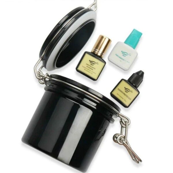 Professional eyelash extension glue storage