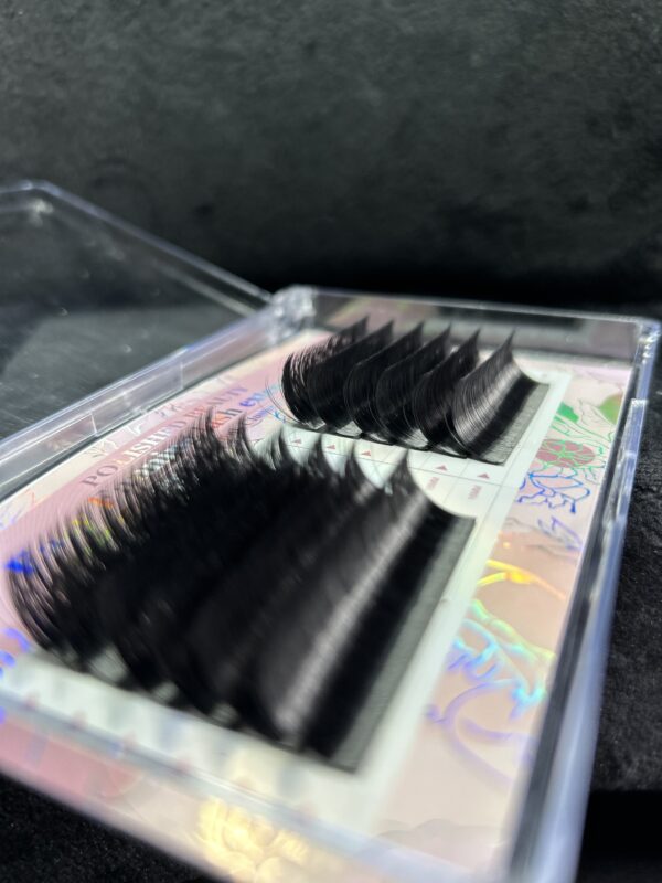 Polished beauty easy fanning lash extensions - D size 12mm 0.05 - Image 3