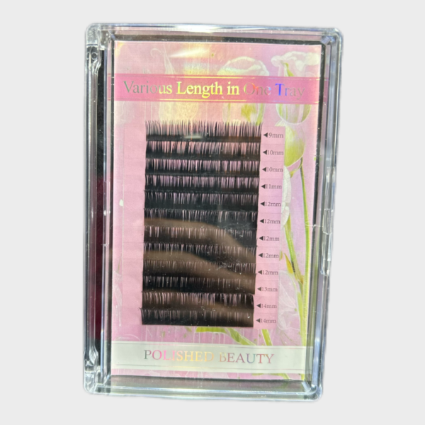 Polished beauty - Mixed length eyelash extensions  : C 9-14